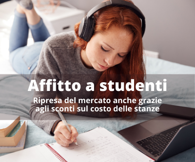 Affitto a studenti, parziale ripresa del mercato a settembre