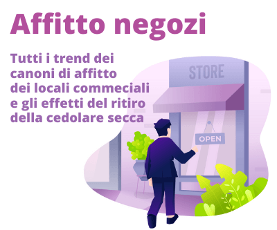 Affitti dei negozi in crescita, ma ancora lontani dai livelli di dieci anni fa