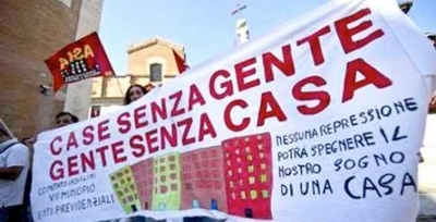 Sgomberi delle case occupate e piano caso per risolvere l'emergenza